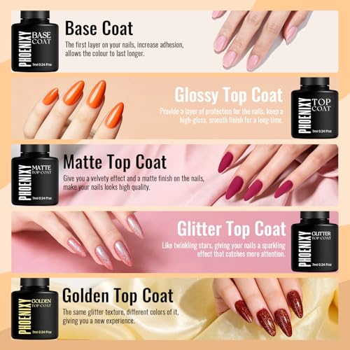 Gel Nail Polish Kit with Nail Drill UV Lamp and Decoration - Candy Pearl Variation