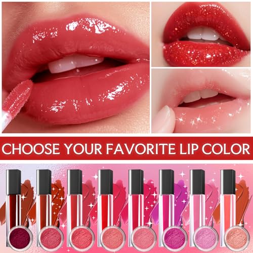 Lip Gloss Making Kit, Lip Gloss Kit, Diy Lipgloss Set, Fun Make Your Own Lipgloss Kids£¬Party Birthday Gifts for Girls, Women, Moisturizing Lip Gloss Base