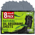 Oil Blotting Sheets for Face - 800 Sheets Pack - Makeup Friendly & High Absorbency - Natural Bamboo Charcoal - Compact & Biodegradable - Variation of THIS listing 1 Count