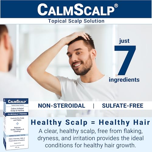 Leave-In Scalp Serum with White Vinegar 4 oz - CalmScalp Pack of 2