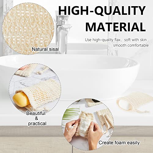 Cunhill 70 Pack Soap Saver Bags for Bar Soap with Drawstring Mesh Pouch