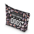 WCGXKO Dog Lover gift Dog Owner gift Adventurers Gift Hallowen Day Gift Zipper Pouch Makeup Bag (HUNTING AND DOGS)