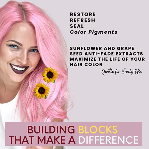 DermOrganic Color Care Sulfate-Free Cream Shampoo for Color-Treated Hair 17 fl oz