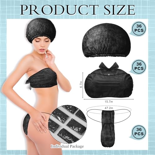 Black Spray Tan Feet Pads & Disposable Bra Set - Full Coverage Kit, Variation of THIS listing