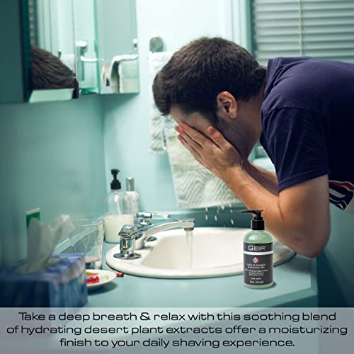 Men's Deep Cleansing Face Wash & Shave Gel with Arctic Algae - 8 fl oz