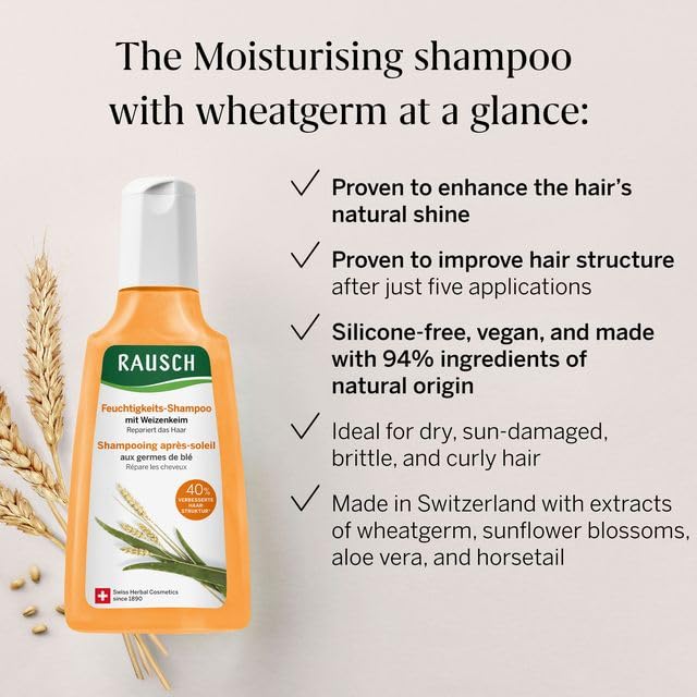 Rausch Egg Oil Nutrient Shampoo for Dry Hair 200ml | Scalp Treatment & Soothing