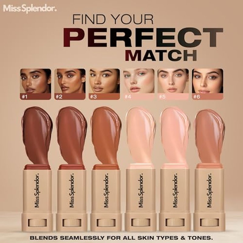 Beauty Balm Skin Tint 2 Pack? (Shade 3) Serum-Boosted Skin Tint Stick for Black Women, Hybrid Foundation & Skincare, Splendor Skin Tint, Sheer-to-Light Buildable Coverage