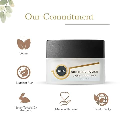 RBA Skincare¡¯s Soothing Polish, Physical Exfoliant to Smooth Skin Texture, Exfoliating Jojo Beads and Aloe Vera, 100% Natural 50 ml