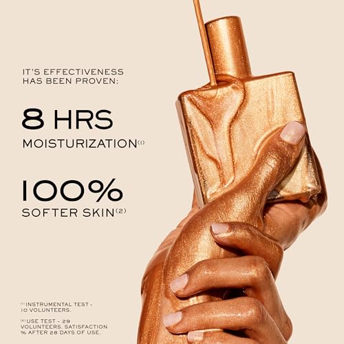 NUXE Huile Prodigieuse Shimmer Dry Oil (3.3 Fl Oz) & R?ve de Miel Honey Lip Gloss (0.33 Fl Oz) French Skincare Duo for Glowing Skin & Lips