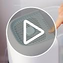 Canopy Bedside Evaporative Humidifier White V1.0, 36H Run, 2.5L Capacity