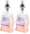 Enriched Hand Soap Refill Pack of 2 - Peach Lotion for Flex Dispenser, 1300mL