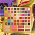 ecofavor DE¡¯LANCI Professional Eyeshadow Makeup Platte,62 Colors Big Colorful Matte Glitter Long Lasting Highly Pigmented Waterproof Eye Shadow Contour Blush Powder Highlighter All in One