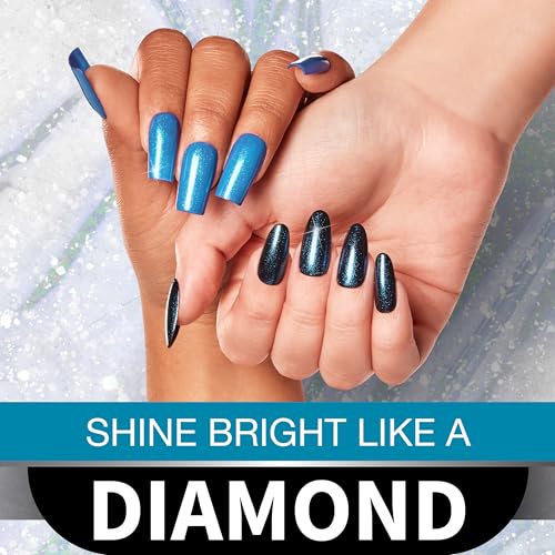 Seche Fx Diamond Effect Top Coat - Blue, Transforming Topper, Long-Lasting Polish Protection 0.5 Fl. Oz