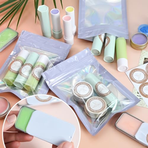 Lip Balm Making Kit with Coconut Oil & Beeswax - DIY Moisturizing Lip Gloss Set - 1 Pack