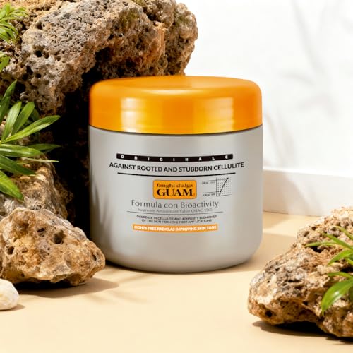Guam Anti-Cellulite Body Wrap for Thighs & Legs, 17.6oz MAX Strength Hot Mud
