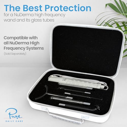 Travel Carrying Case for NuDerma High Frequency Wand - Waterproof & Shockproof