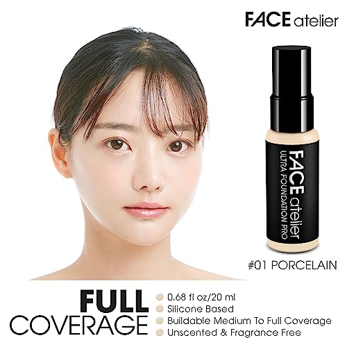 FACE atelier Ultra Foundation PRO Porcelain - Long-Lasting Face Makeup