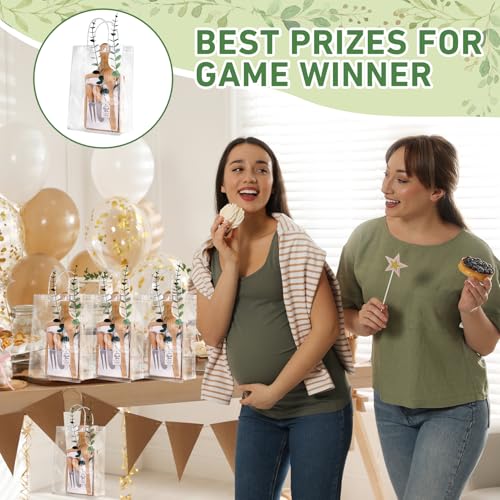 Bamboo Baby Shower Prizes Gift Set 12-White for Game Winners & Guests