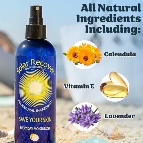 Natural After Sun Moisturizing Spray 3-Pack - 12oz Facial & Body Mist with Vitamin E & Calendula