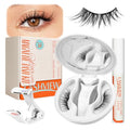 Magnetic Eyelashes with Applicator - No Glue Needed, Reusable Natural Wispy Look - AN26