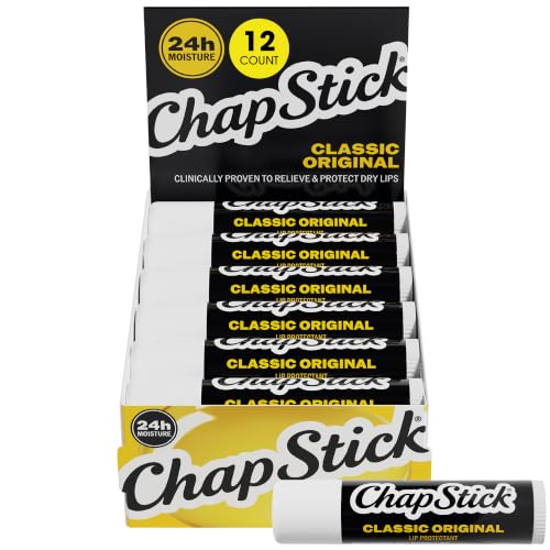 Lip Balm Set - Hydrating Classic Original ChapStick 12-Pack