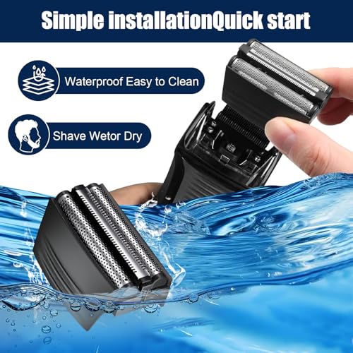 Shaver Replacement Foil Compatible with Remington TITANIUM-X Flex & Pivot Foil and Cutter F5800 & F7800 £¬2packs