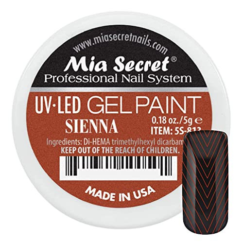Mia Secret Professional Nail System UV/LED Gel Paint - 5 grams (Sienna)