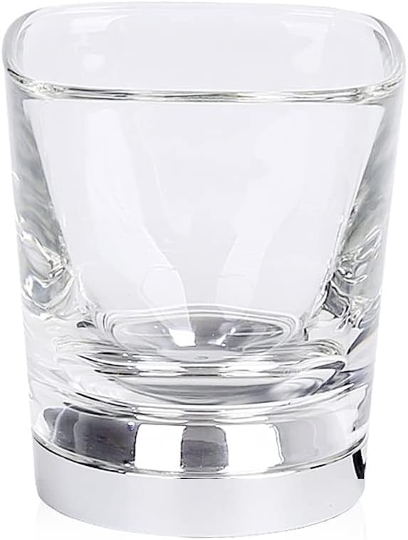 Electric Toothbrush Charger Base Glass Cup Replacement - Silver