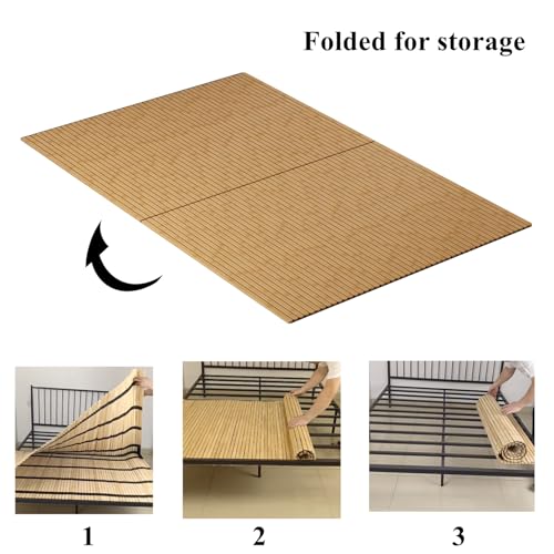Full Size Breathable Heavy Duty Roll-Up Bunkie Board - Support for Mattress