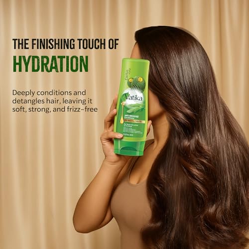 Vatika Naturals Cactus Shampoo & Conditioner Set for Damaged Hair 400ml