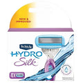 Schick Hydro Silk Cartridges 4 ea