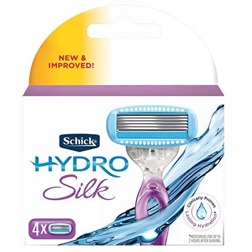 Schick Hydro Silk Cartridges 4 ea