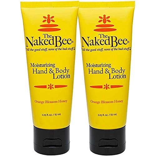 The Naked Bee Orange Blossom Honey Hand and Body Lotion 6.7oz + Hand and Body Lotion 2.25oz