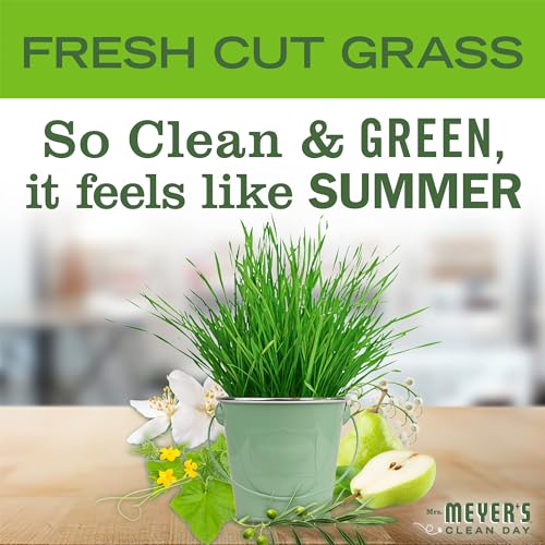 Mrs. MEYER'S Fresh Cut Grass Liquid Hand Soap 12.5 Fl Oz (Pack of 2)