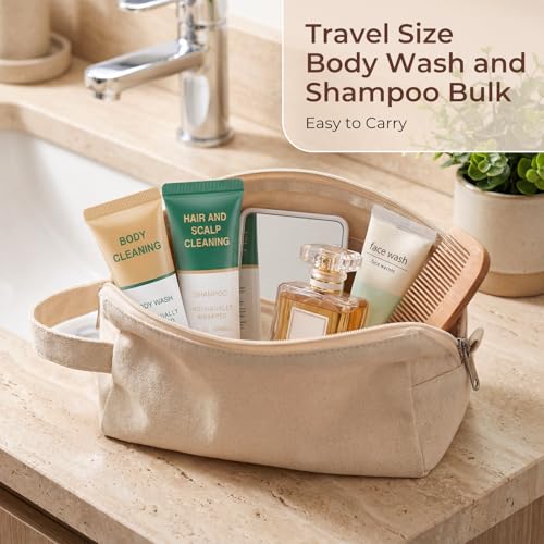 Shampoo and Body Wash Bulk,Travel Size Individually Wrapped Hotel Mini Shower Gel and Shampoo Small Cleansing Toiletries Amenities Men Women for Hotel/Vacation/Homeless 1 Fl Oz (Pack of 200)