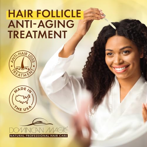 Anti-Aging Hair Follicle Scalp Drop with Rosemary & Cinnamon - 4.4 Fl Oz - Dominican Magic