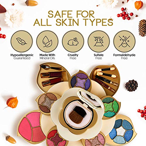 Flower All In One Makeup Kit for Teens and Women & CoralBeau Nail Kit for Girls
