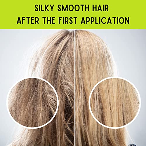 Organic Collagen Hair Mask for Damaged Dry Hair with Tea Tree Oil - 8.8 Fl Oz - Deep Conditioning & Repair - Variation of THIS listing