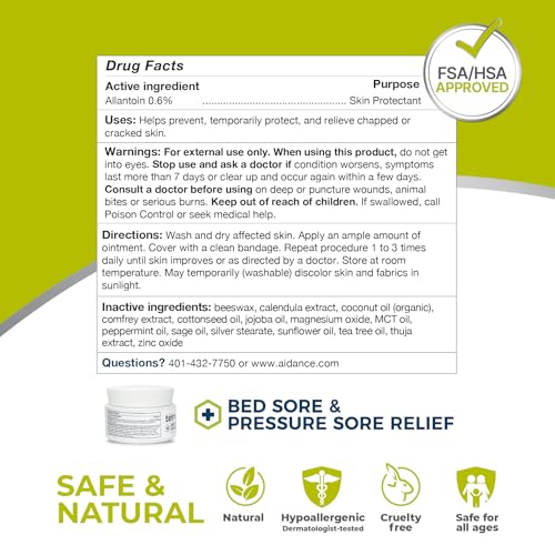 Terrasil Bed Sores Treatment Cream - Fast Healing 1.5oz - Pressure & Skin Ulcers