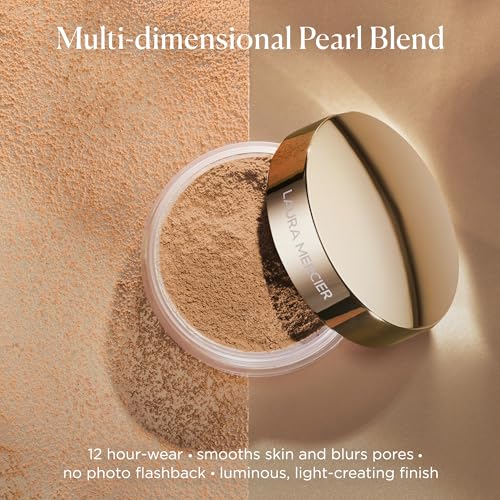 Laura Mercier Translucent Loose Setting Powder Light Catcher: Luminous Finish, Highlighting, Smooths Skin & Blurs Pores, Long Lasting Wear, 2 Shades for Virtually All Skin Tones