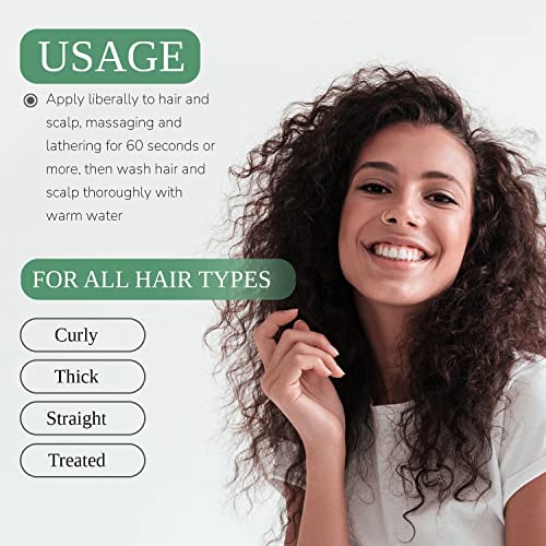 Biotin & Hemp Natural Shampoo 2 Pack - Thinning Hair and Hair Loss Treatment - Volumizing Treatments for Women and Men - Hair Growth Shampoo - Paraben & Sulfate Free - for All Hair Types