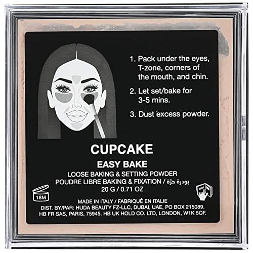 HUDA BEAUTY Easy Bake Loose Baking & Setting Powder Cupcake
