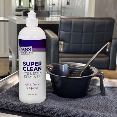Super Clean Dye & Stain Remover 16 oz Pack of 2 for Hair Color Stains – Gentle & Skin Safe