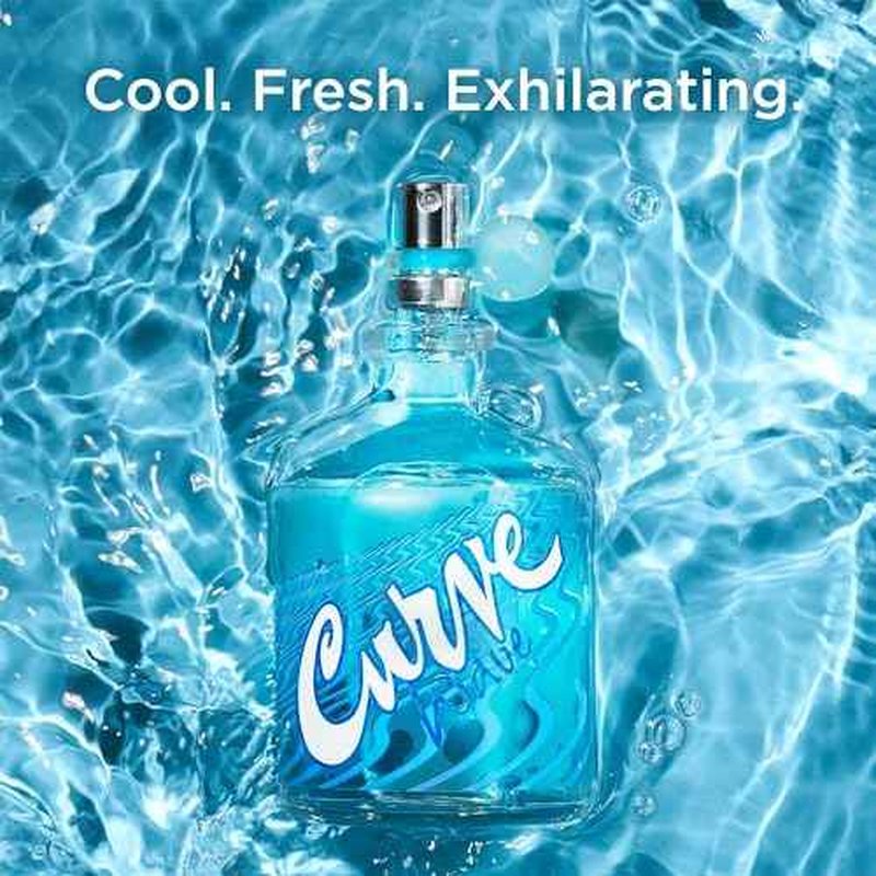 Curve Wave Men's Cologne Fragrance Spray, Casual Day or Night Scent, 4.2 fl oz