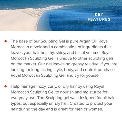 Hair Styling Gel with Argan Oil for Curly & Frizzy Hair - 300ml