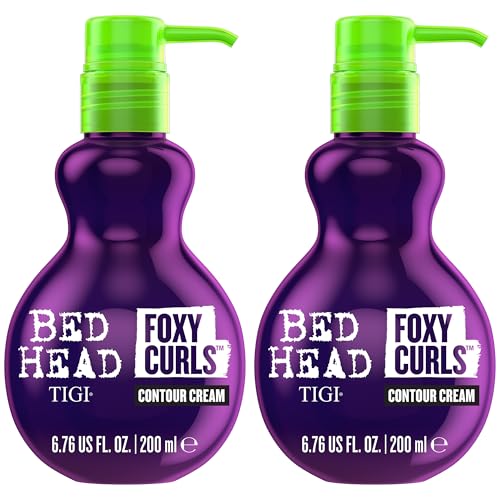 Scented Curl Cream for Wavy & Curly Hair - 6.76 Oz Pack of 2 - Anti-Frizz & Nourishing