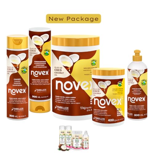Novex Coconut Oil Deep Conditioning Mask, 35 oz - Infused with Pure 100% Organic Coconut Oil