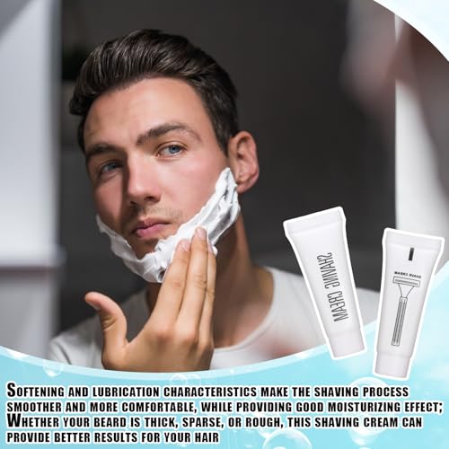 Disposable Shaving Cream Bulk Travel Size 10 Ml/ 0. 35 Fl. oz Shave Cream for Hotel Camping Travel Homeless Toiletries(150 Pcs)