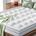 White King Mattress Topper 3-inch Thick Bamboo Viscose Pillow Top Cooling Pad