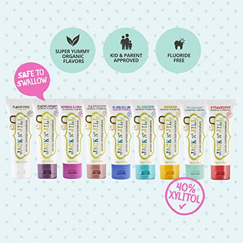 Jack N Jill Natural Berries N' Cream Kids Toothpaste 1.76 oz Pack of 3